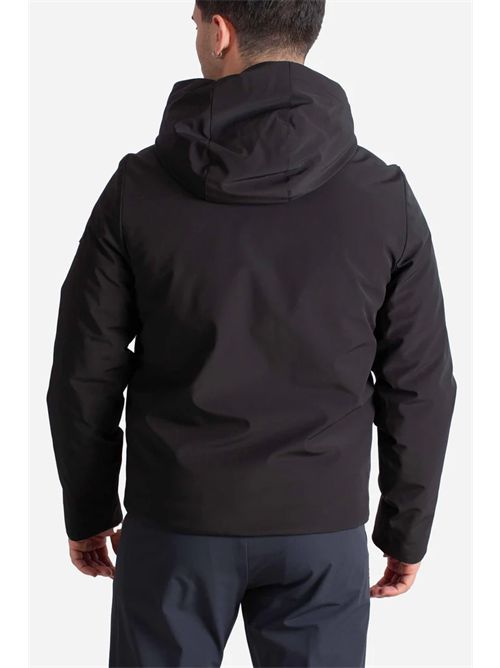 Giubbotto softshell nero con Imbottitura Sorona® con Cappuccio HESKIMO | HE9440005/NERO